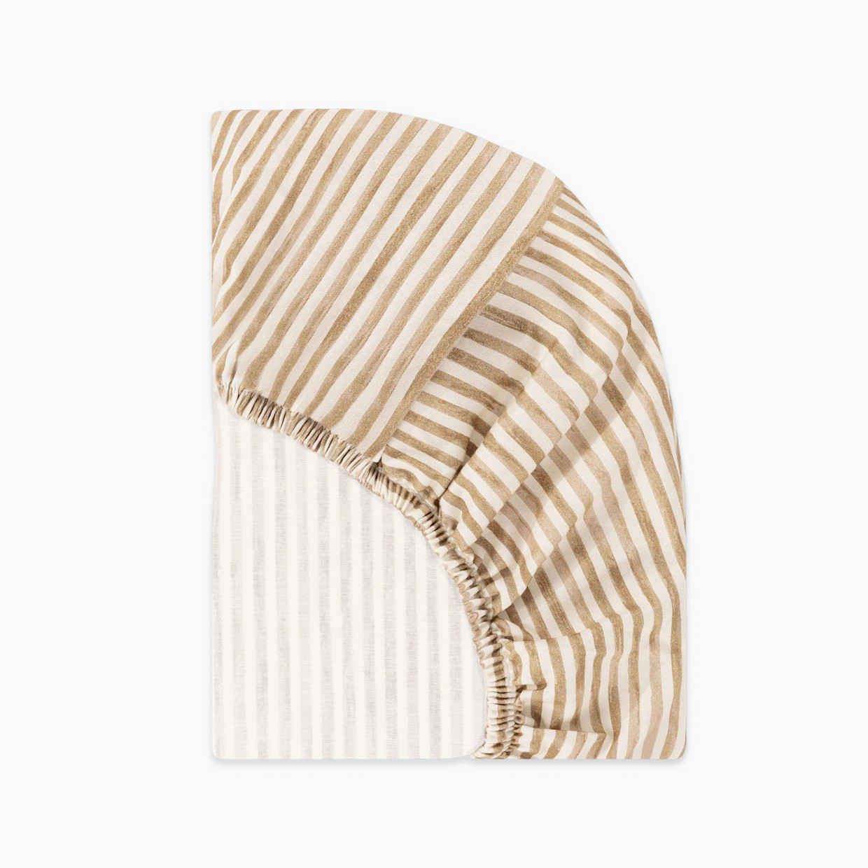 babyletto All-Stages Organic Brushed Cotton Bassinet Sheet - Autumn Stripe.
