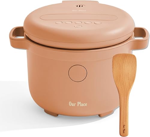 Our Place Rice Cooker, Compact 6-Cup Ceramic Nonstick Rice & Grain Cooker.
