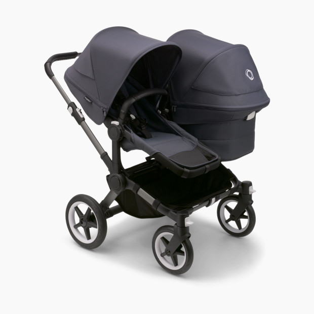 Bugaboo Donkey5 Duo Extension Set Complete - Stormy Blue/Core Collection.