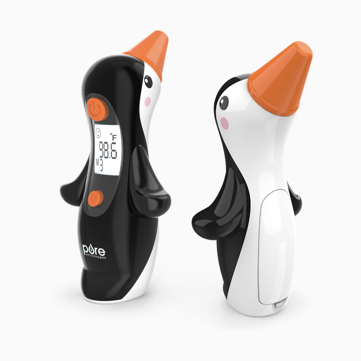 Pure Enrichment PureBaby Penguin Ear Thermometer - Black.