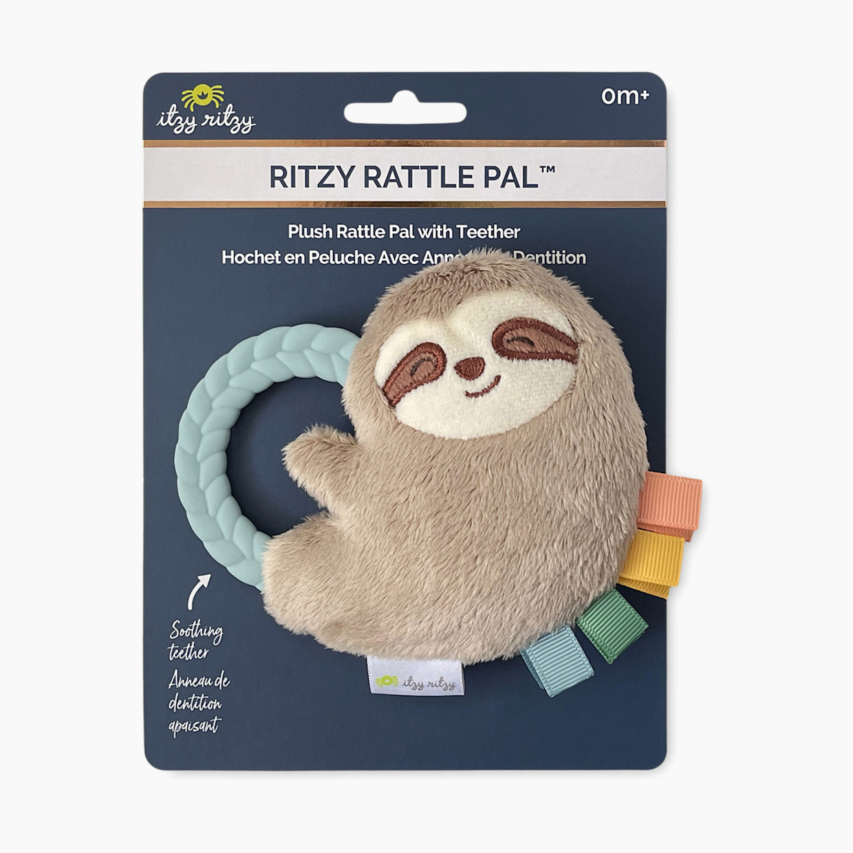Itzy Ritzy Rattle Pal - Sloth.
