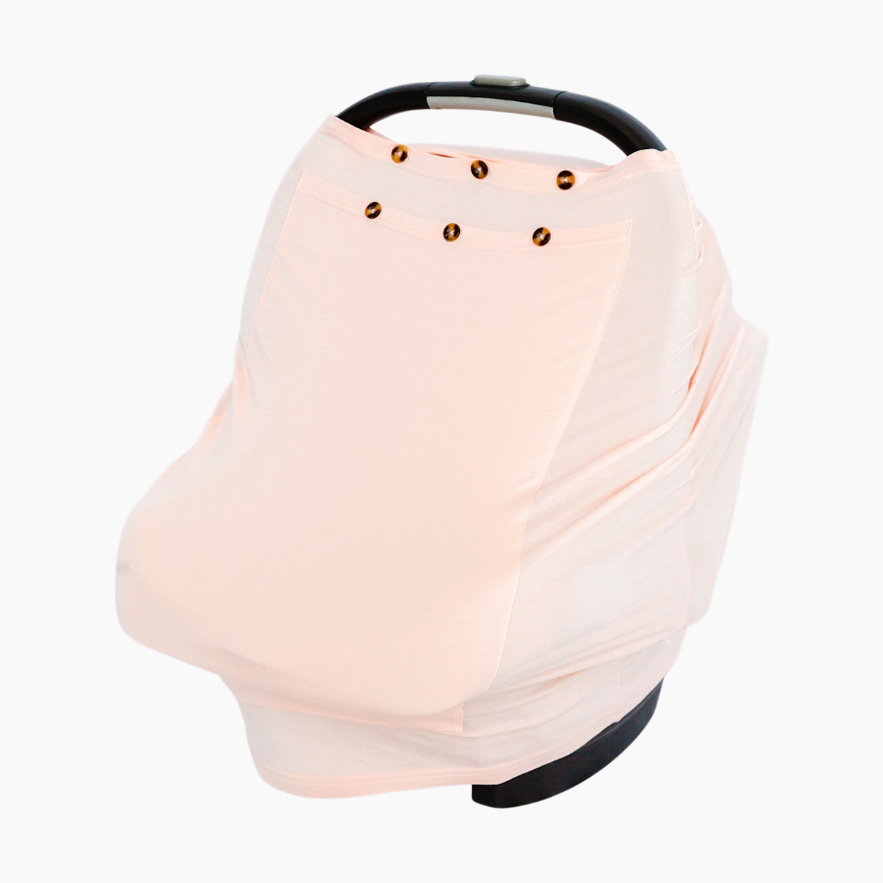 Snuggle Shield LUXE Protection Bamboo Rayon Multi-Use Antimicrobial Air Filtering Infant Cover - Pink, Os.