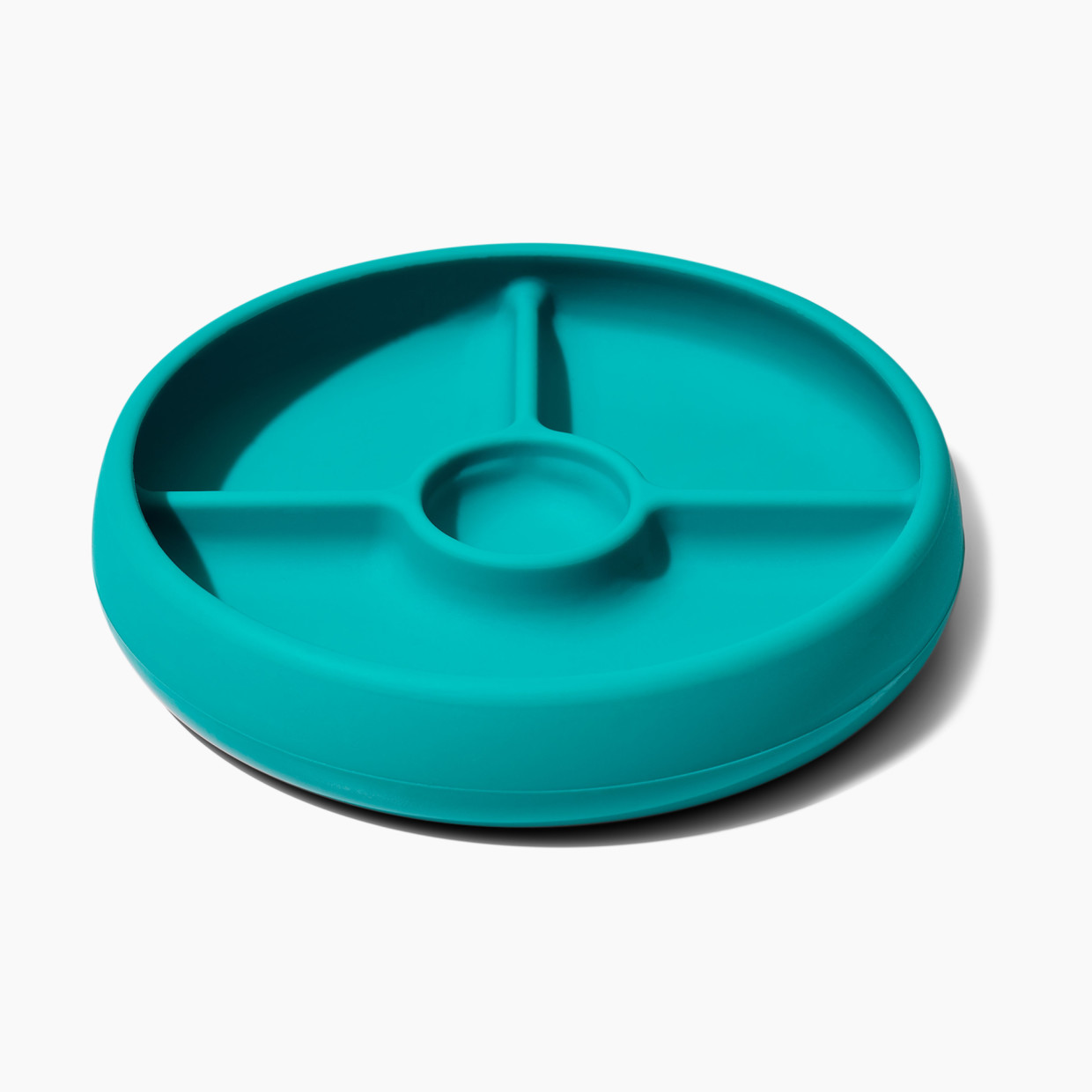 OXO Tot Silicone Divided Plate - Teal.