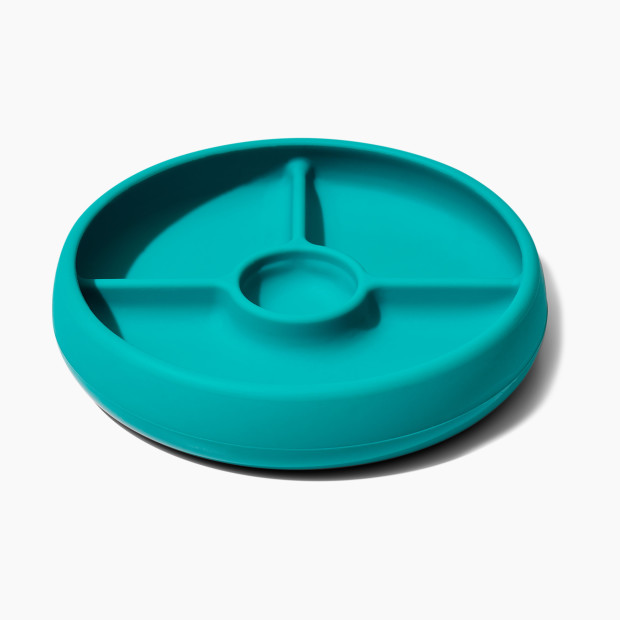 OXO Tot Silicone Divided Plate - Teal.