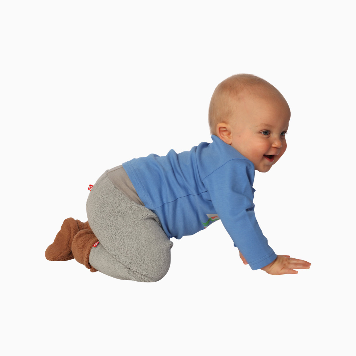 Zutano Cozie Fleece Bootie - Cream, 6 M.