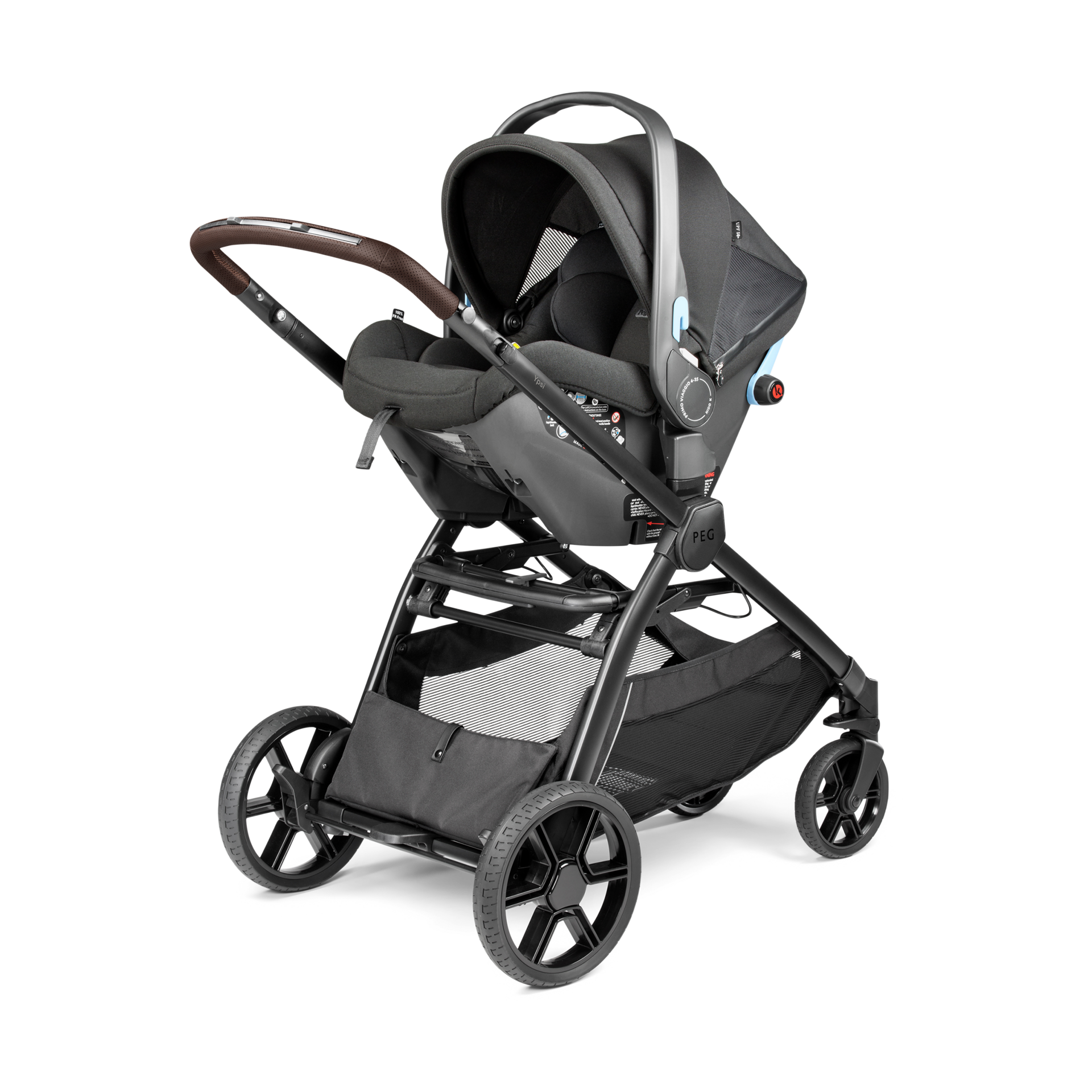 Peg Perego Ypsi Travel System - True Black.