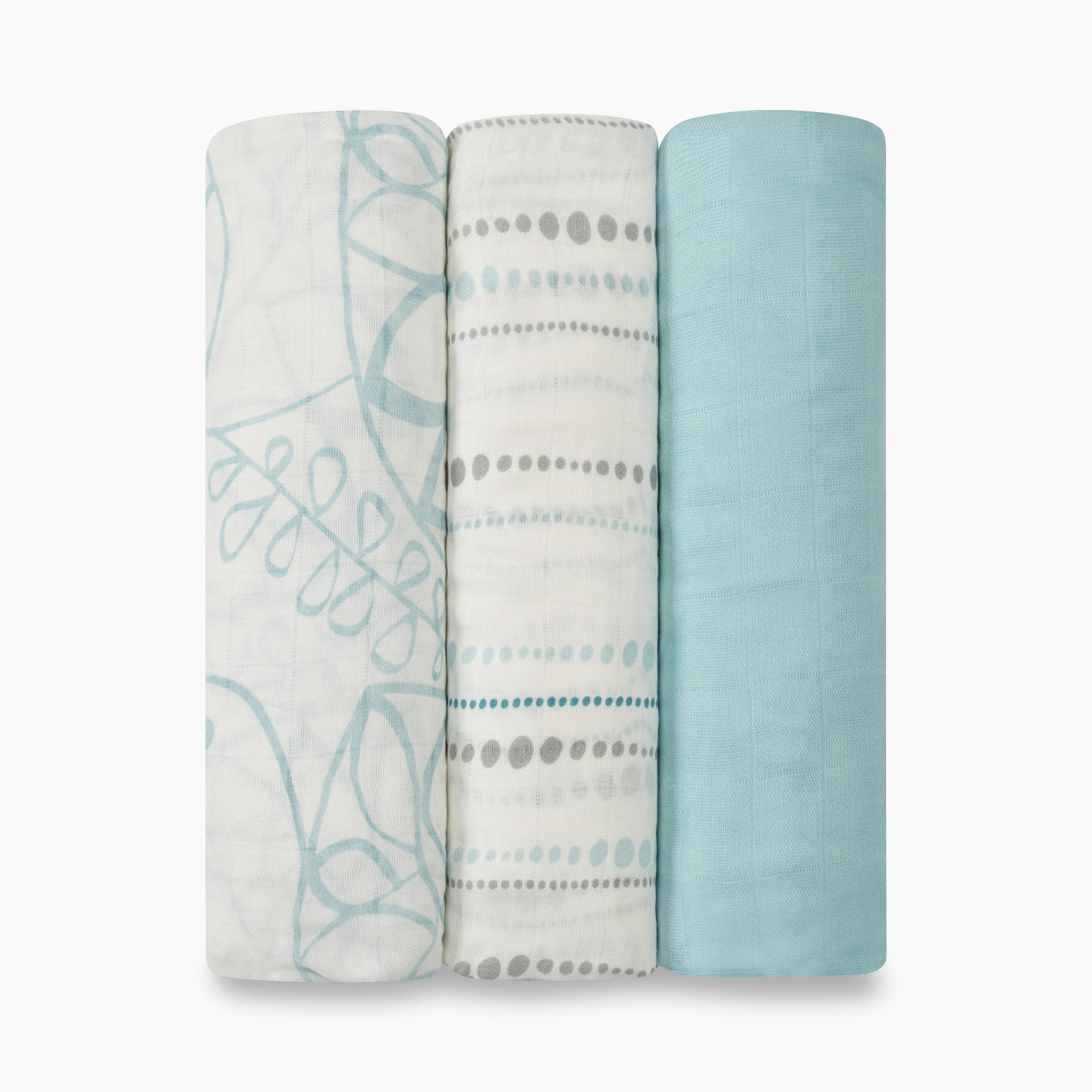 Aden + Anais Silky-Soft Swaddles 3-Pack - Azure.