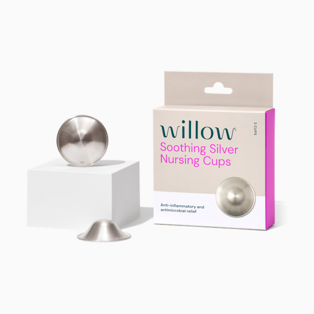 Willow Soothing Silver Nursing Cups (2 Pack).