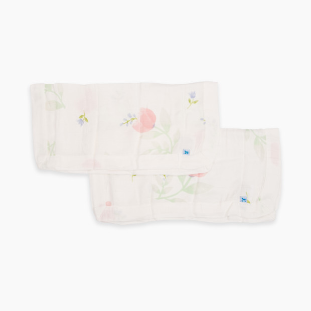 Little Unicorn Deluxe Bamboo Security Blanket (2 Pack) - Pink Peony.