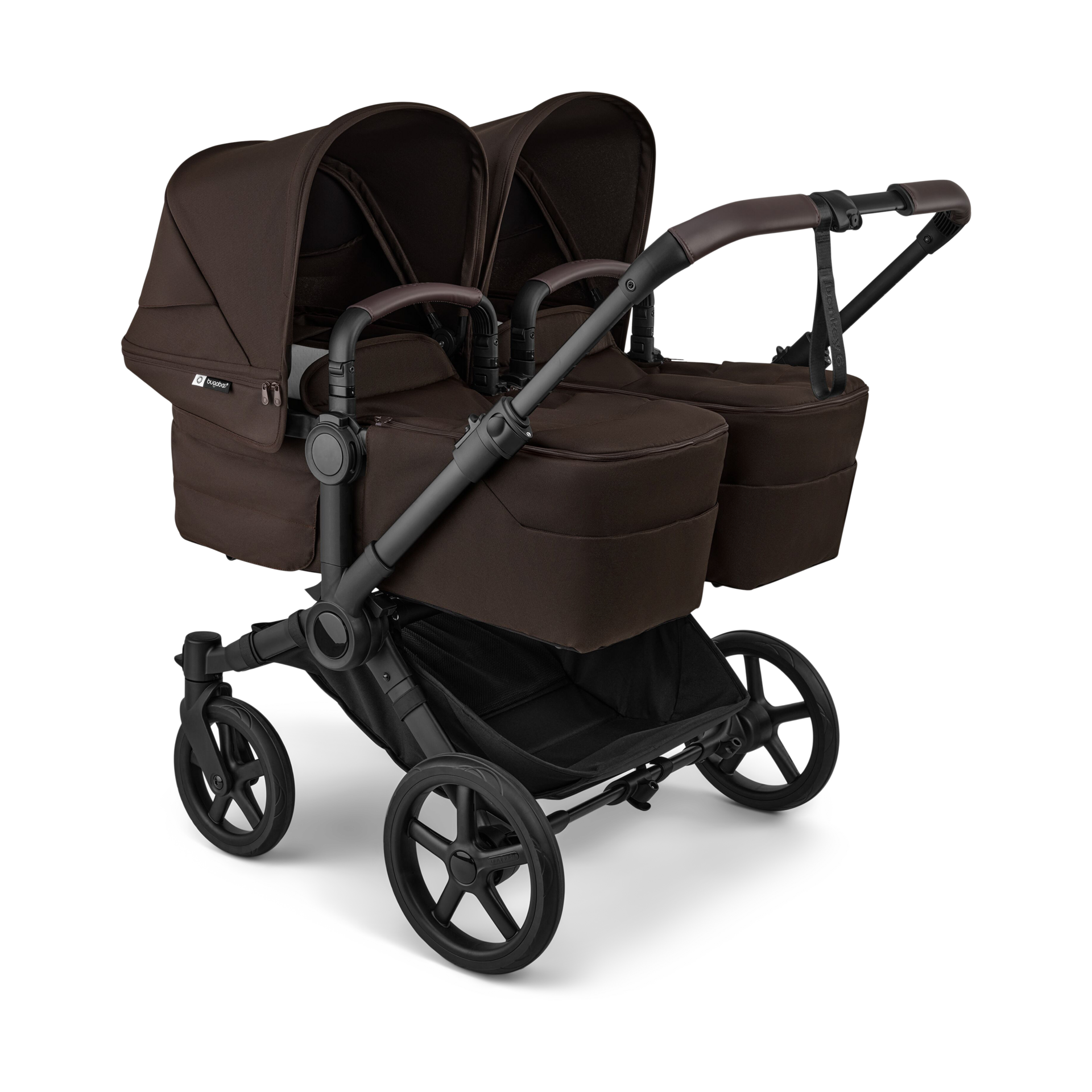 Bugaboo Donkey 6 Twin Bassinet Fabric - Cocoa Brown.
