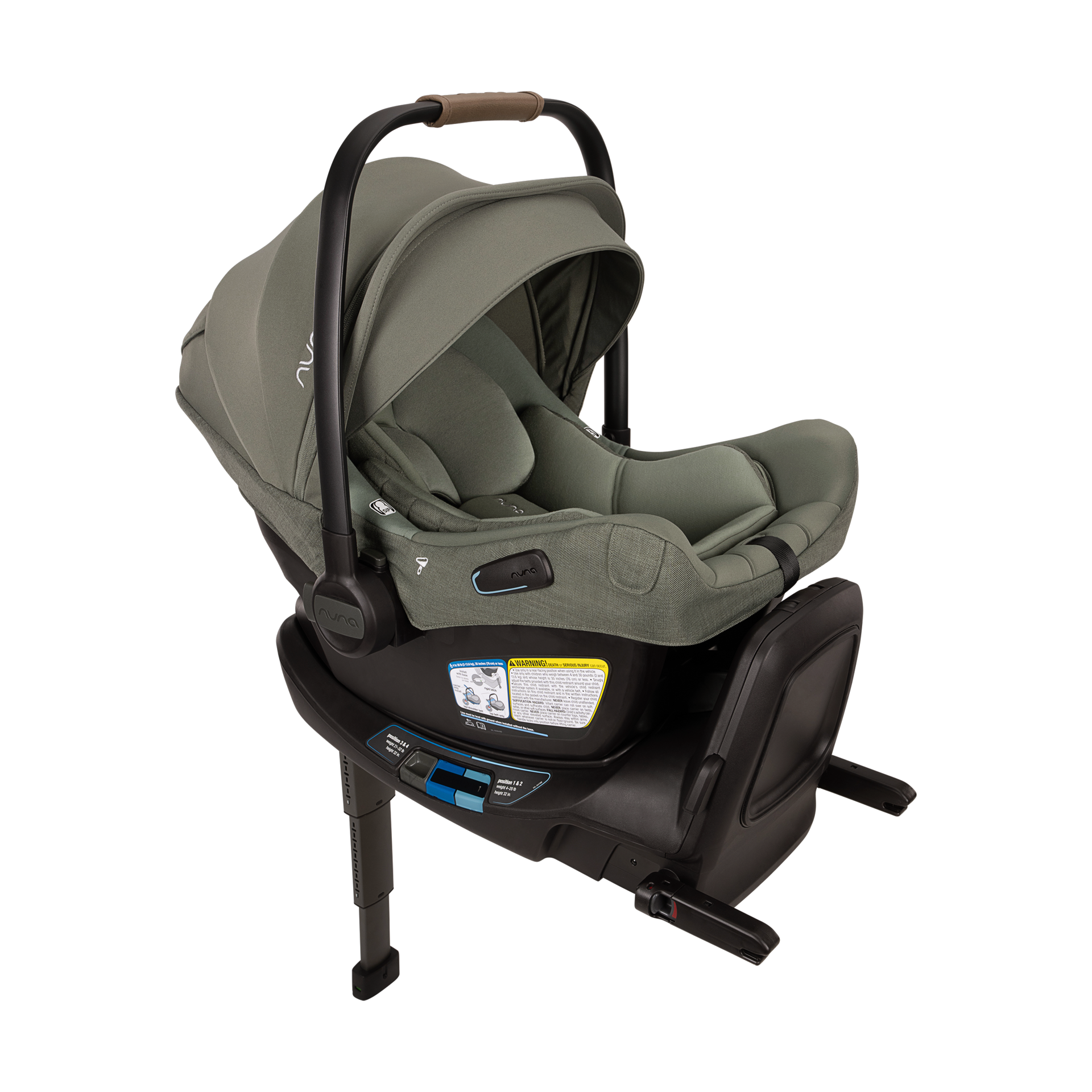 Nuna Nuna x Babylist PIPA aire rx & PIPA RELX base.