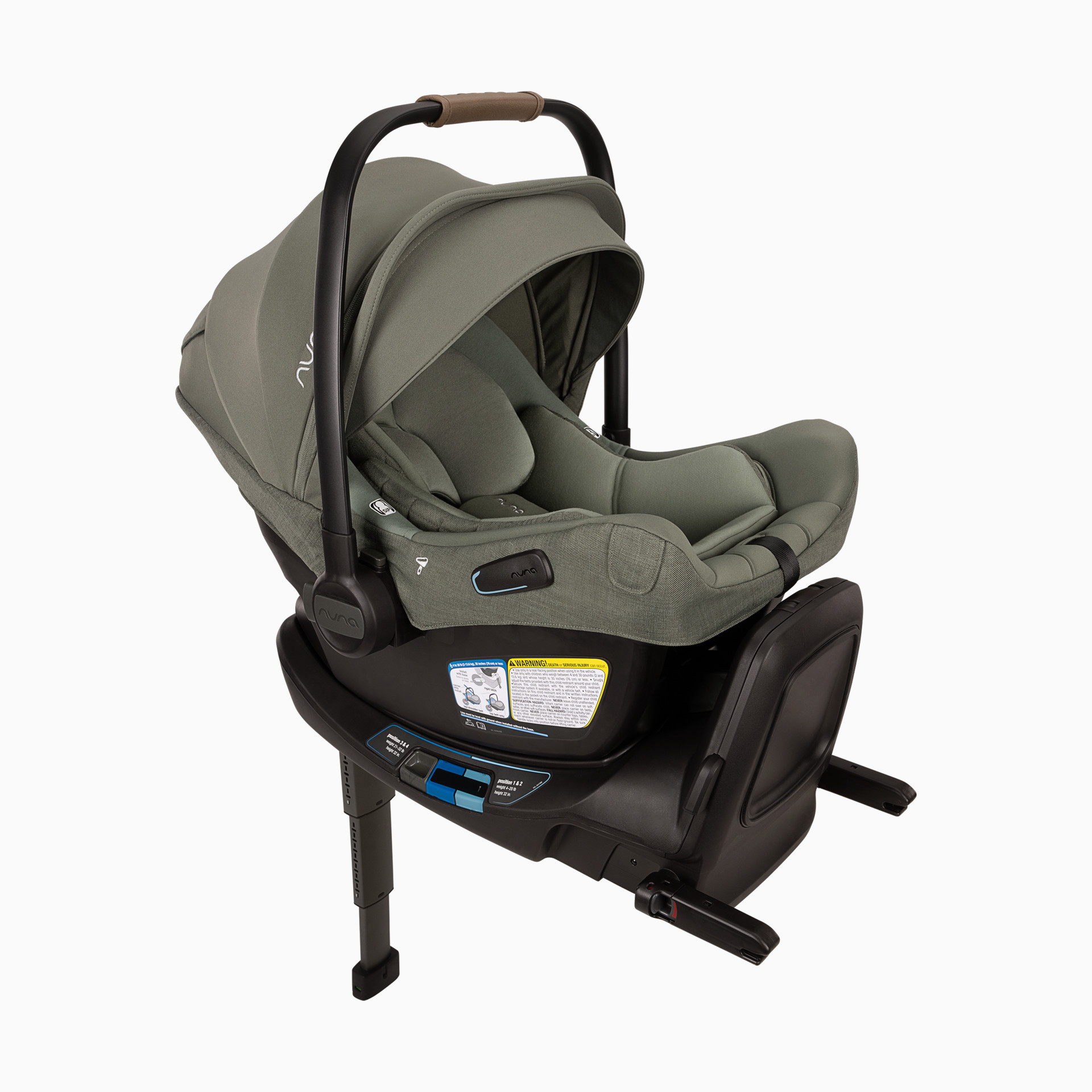 Nuna Nuna x Babylist PIPA aire rx & PIPA RELX base - Pine