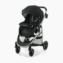 Graco Modes Pramette Stroller, Baby Stroller with True Pram Mode, Reversible Seat, One Hand Fold, Extra Storage, Child Tray, Pierce
