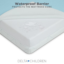 Waterproof barrier layer on mattress core