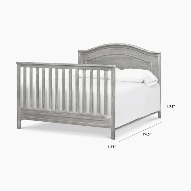DaVinci Twin/Full-Size Bed Conversion Kit - Cottage Grey.