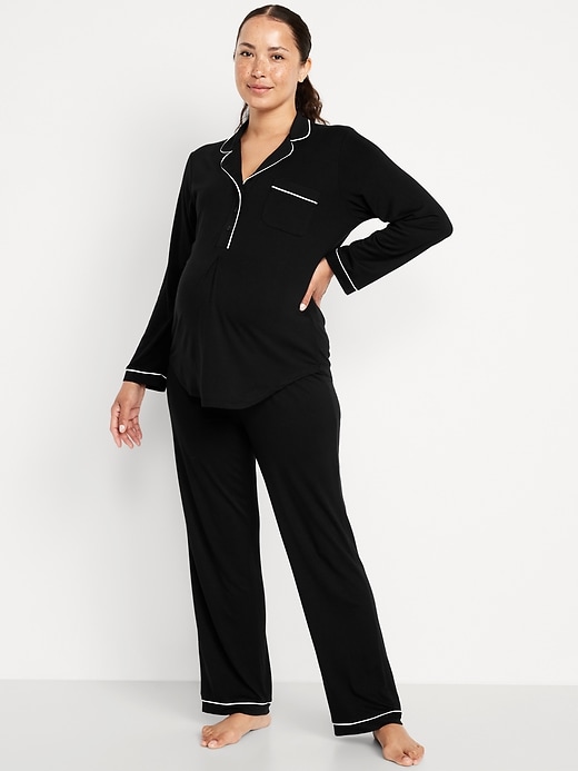 Old Navy Maternity Classic Pajama Set.