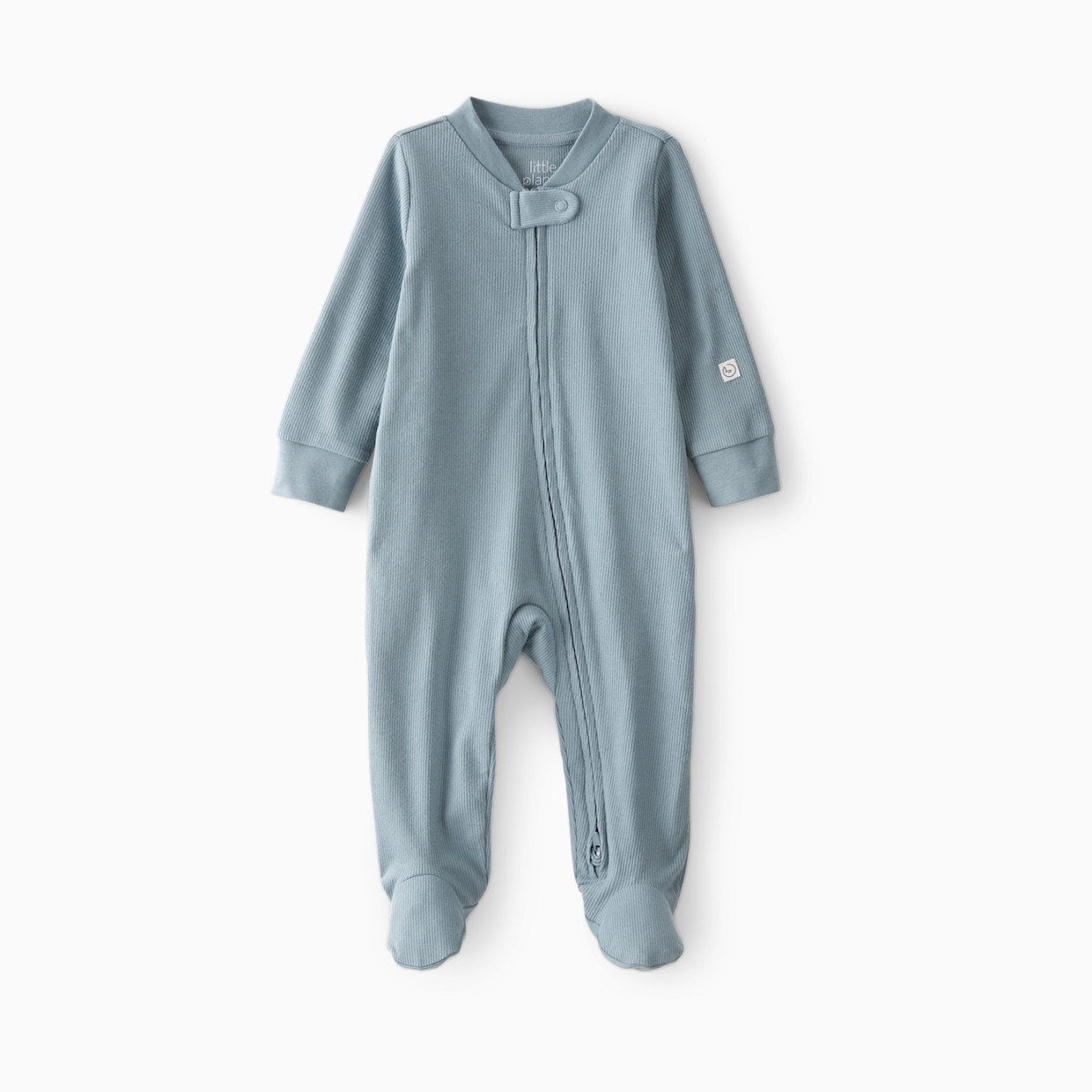 Carter's Little Planet Organic Cotton Sleep & Play Pajamas - Blue, Newborn.