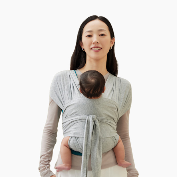 Konny Baby Wrap Carrier Flex SoftBreeze - Melange Grey, XS-XL.