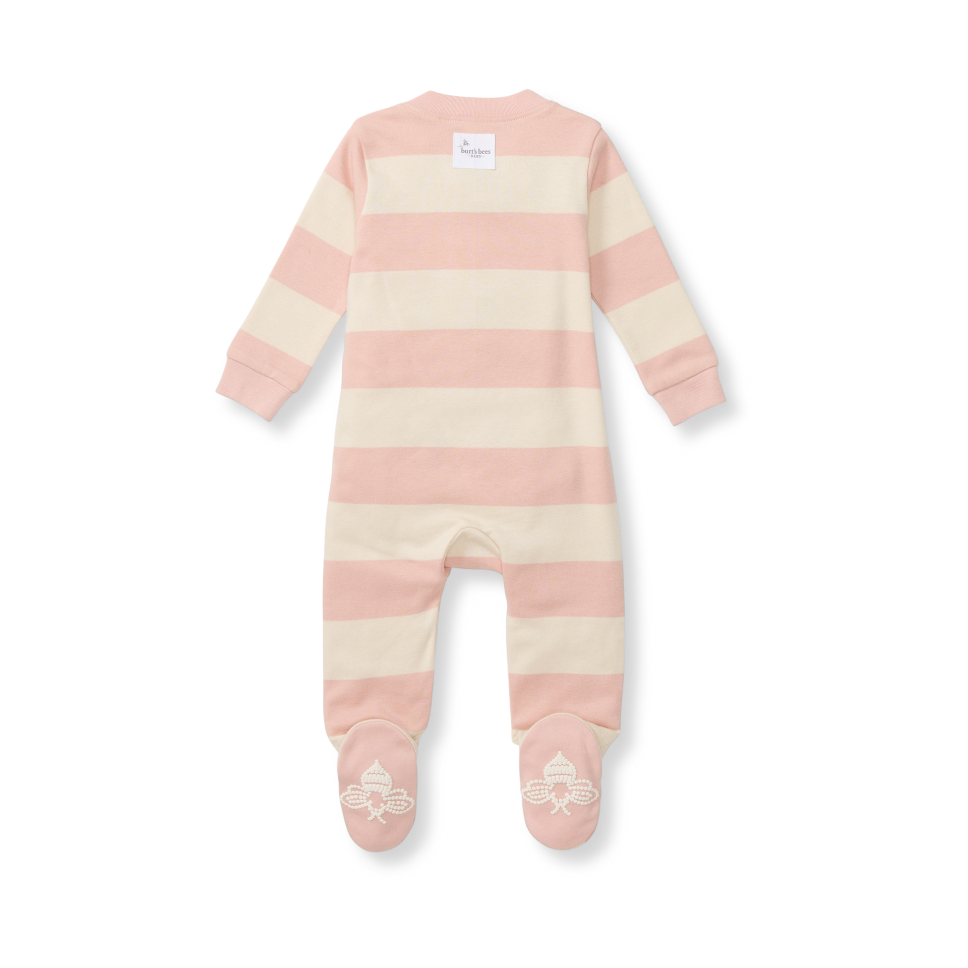 Burt's Bees Baby Organic Sleep & Play Footie Pajamas - Pink Sand, Newborn.