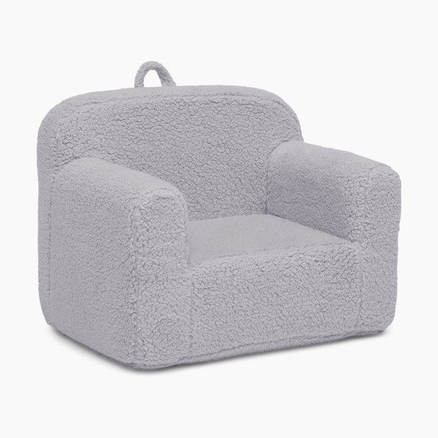 Delta Children Cozee High Pile Fleece Chair - Shepra Grey.