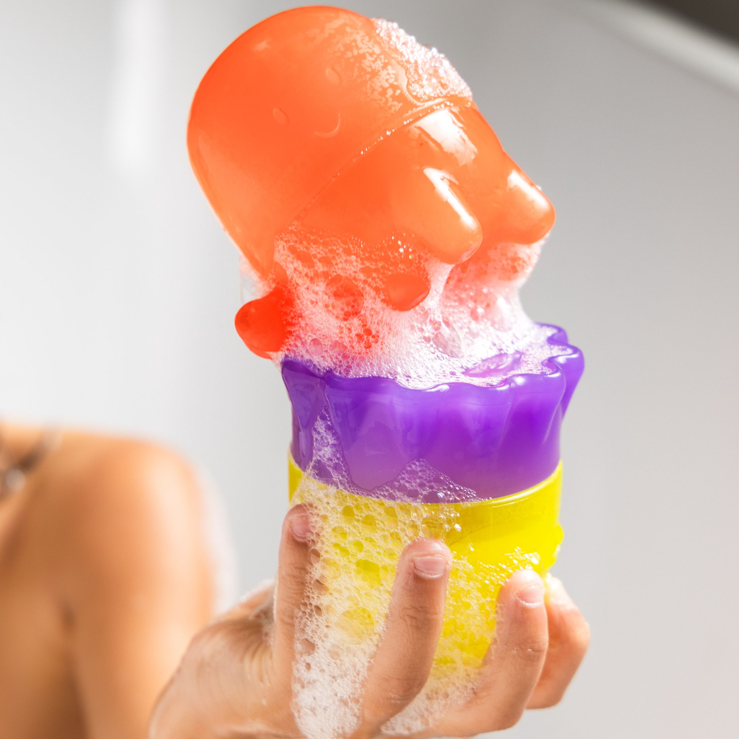 Ubbi Interchangeable Bath Toys - Translucent.