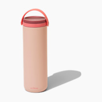 Willow - Portable Breastmilk Cooler - Keeps Breast Milk Cold for 24 Hours - Stainless Steel - Insulated - Reuseable - Breastfeeding Essentials - Storage Container w/Gel Ice Pack - Pink - 16oz