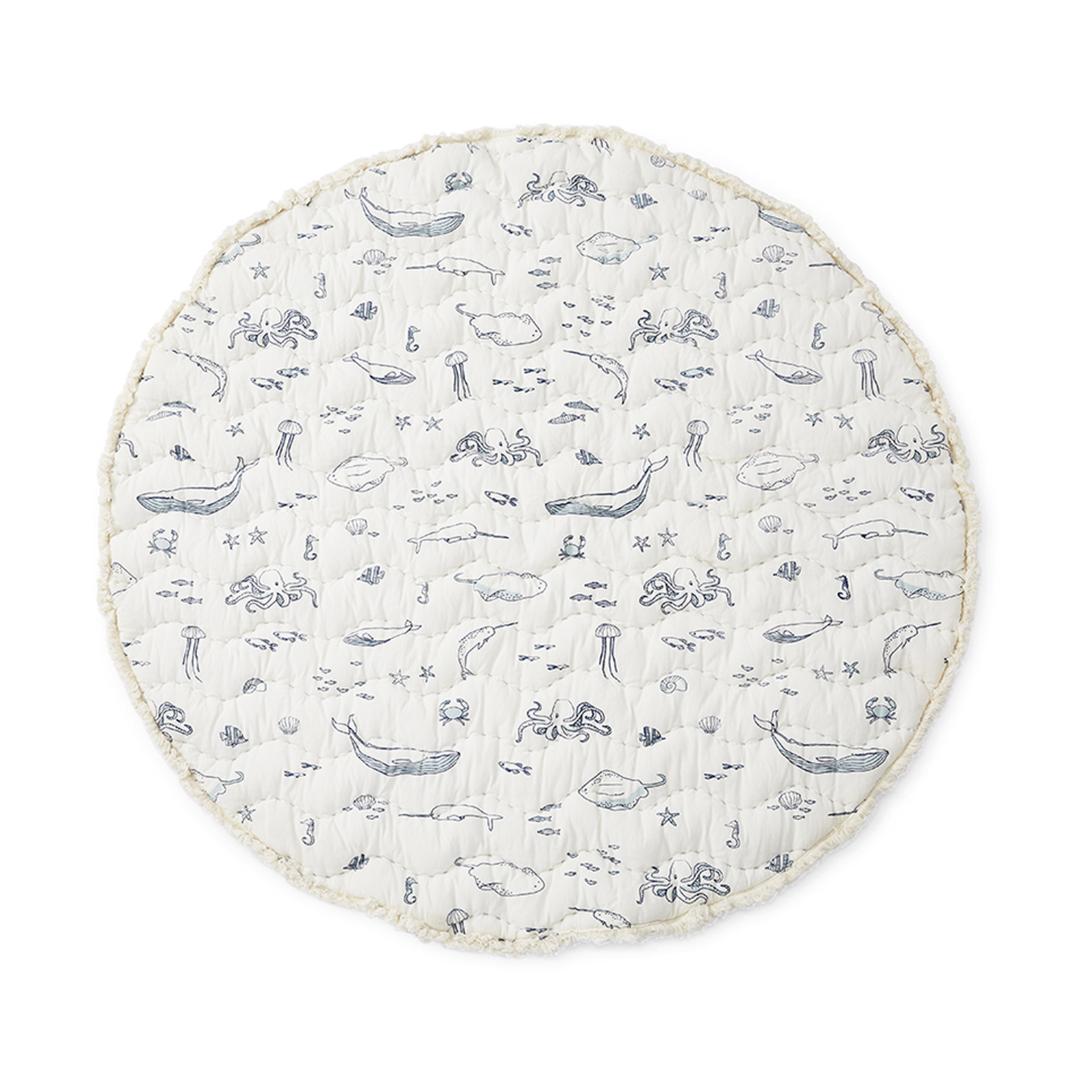 Pehr Printed Baby Play Mat - Life Aquatic Marine.