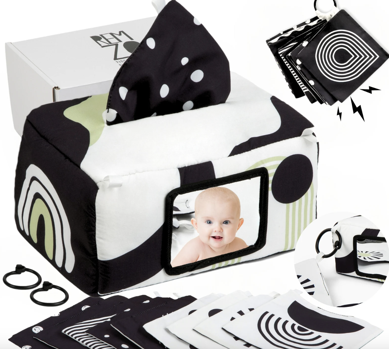 3-in-1 Baby Tissue Box Toy.