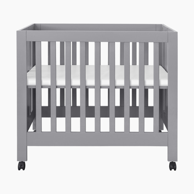 babyletto Origami Mini Crib - Grey.