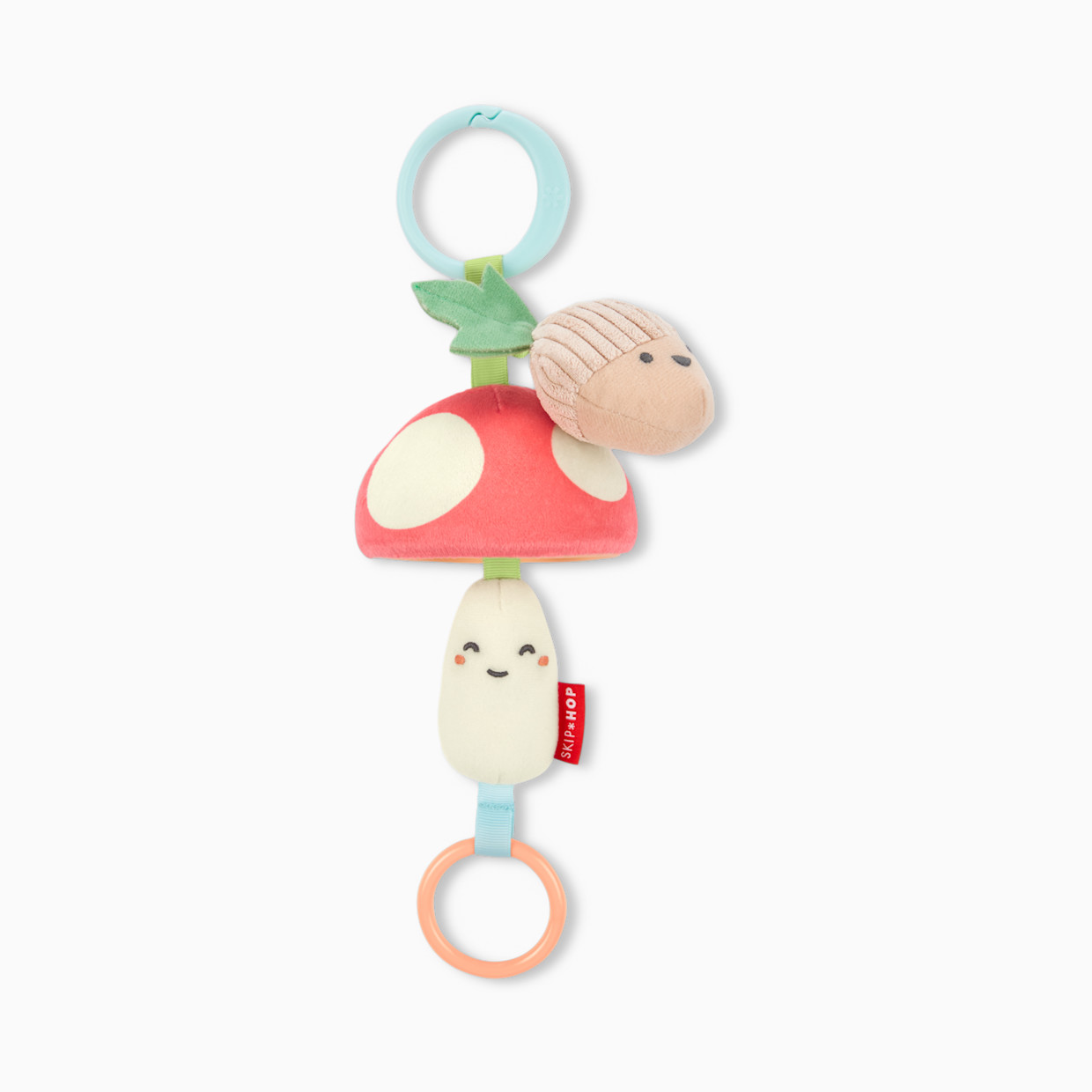 Skip Hop Farmstand Jitter Stroller Toy - Mushroom.