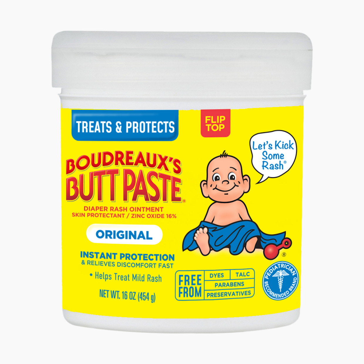 Boudreaux's Butt Paste Original Diaper Rash Cream - 16 Oz.