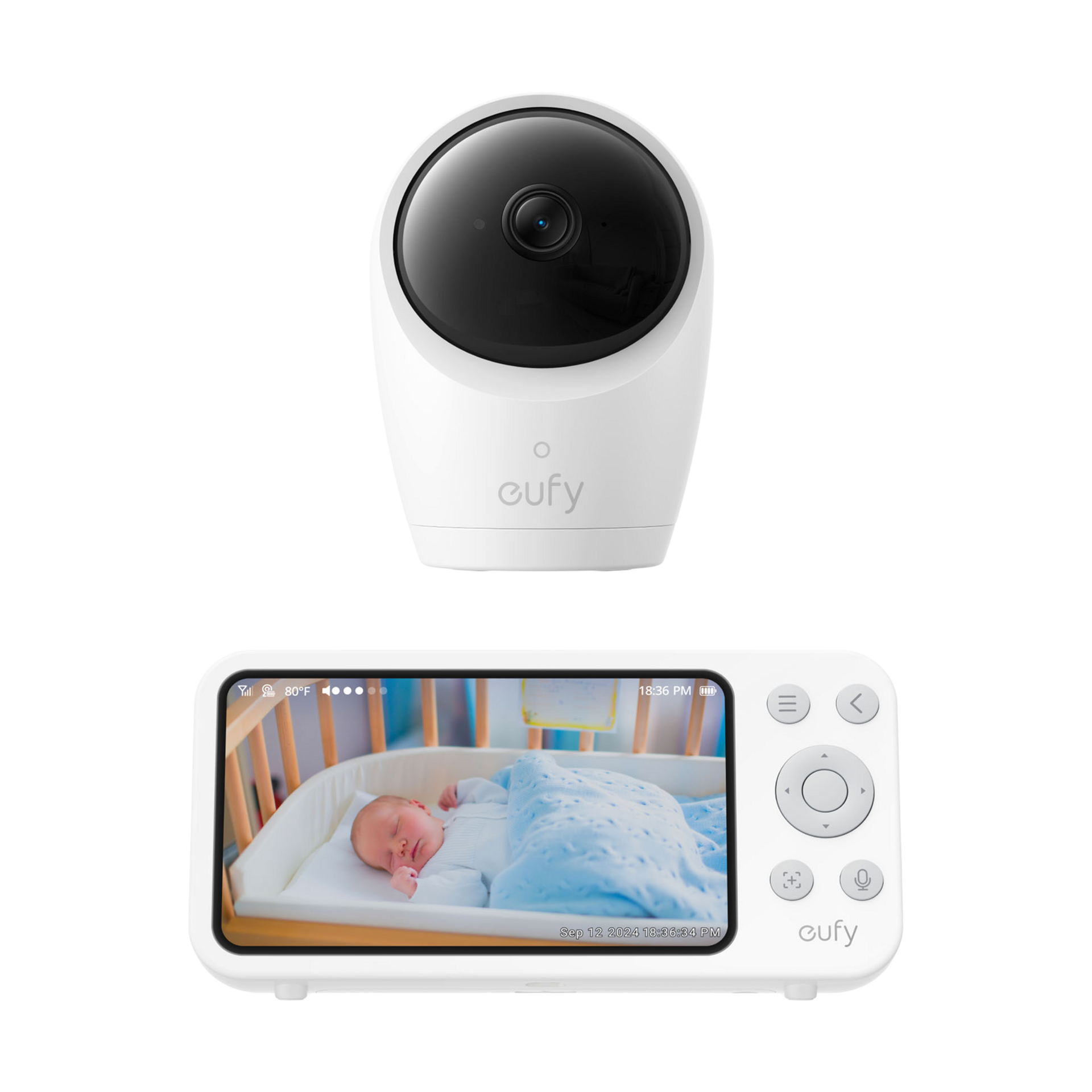 eufy E20 Baby Monitor with 2K Camera.