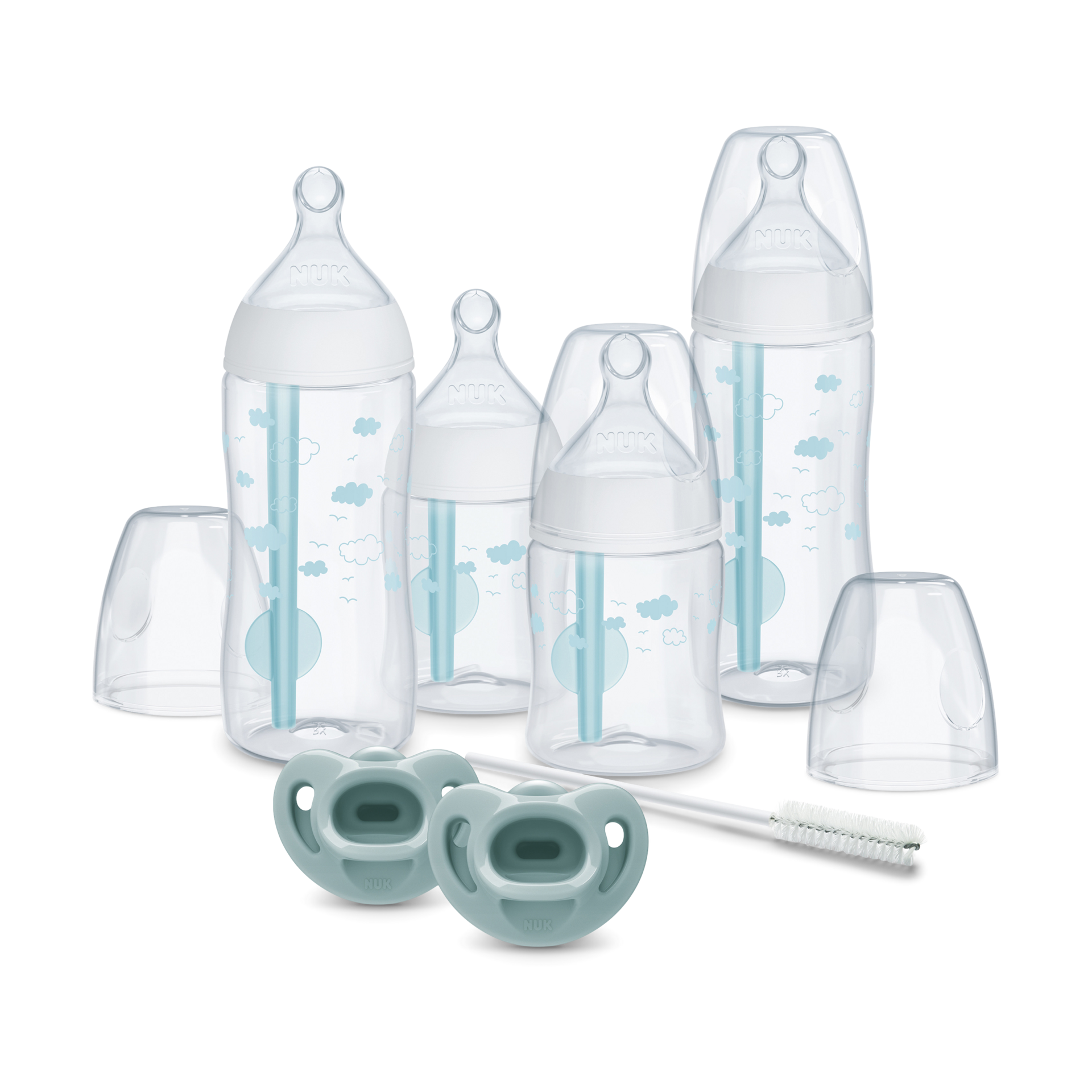 NUK Smooth Flow Pro Anti-Colic Baby Bottle & Pacifier Newborn Gift Set.