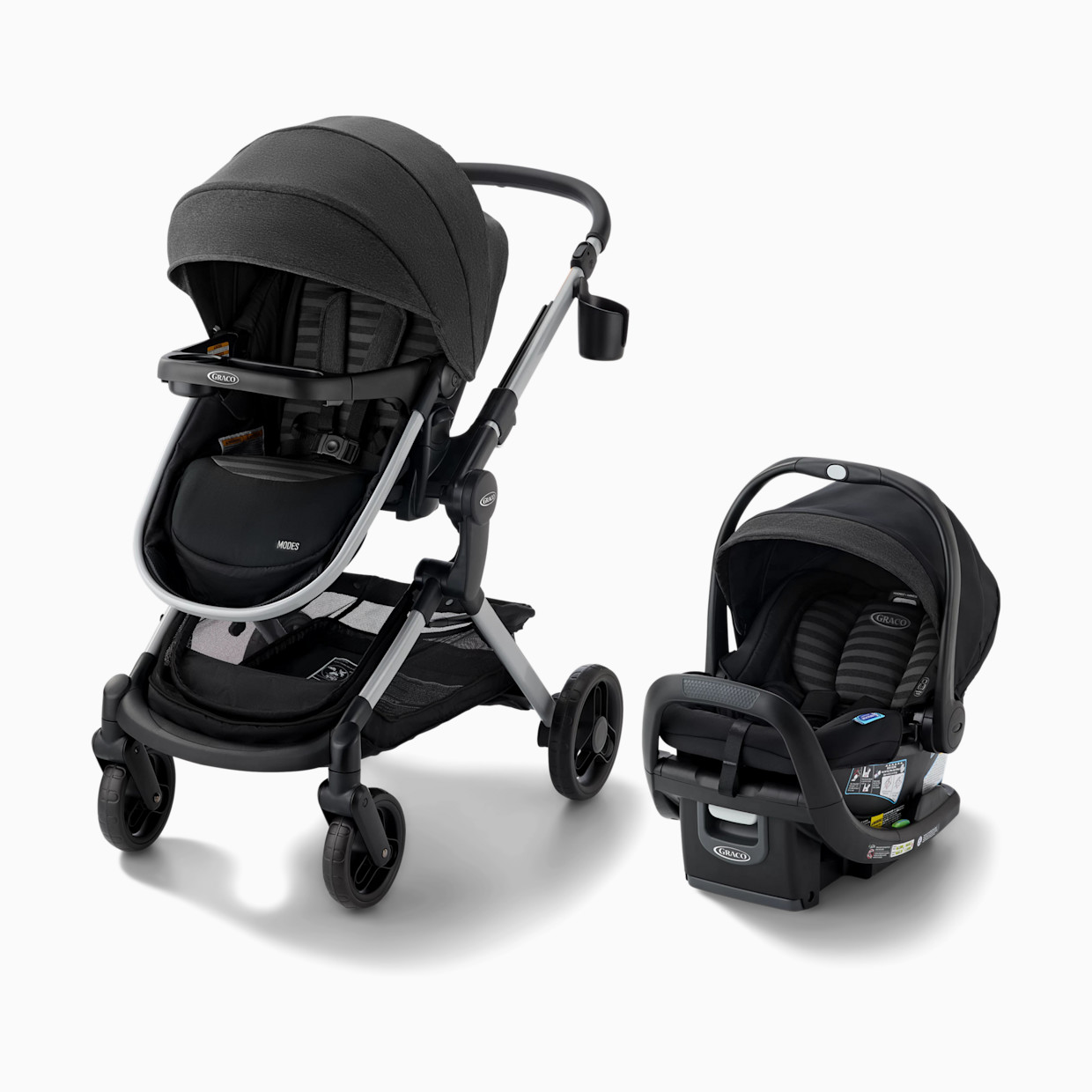 Graco Modes Nest DLX 3-in-1 Travel System - Raven.