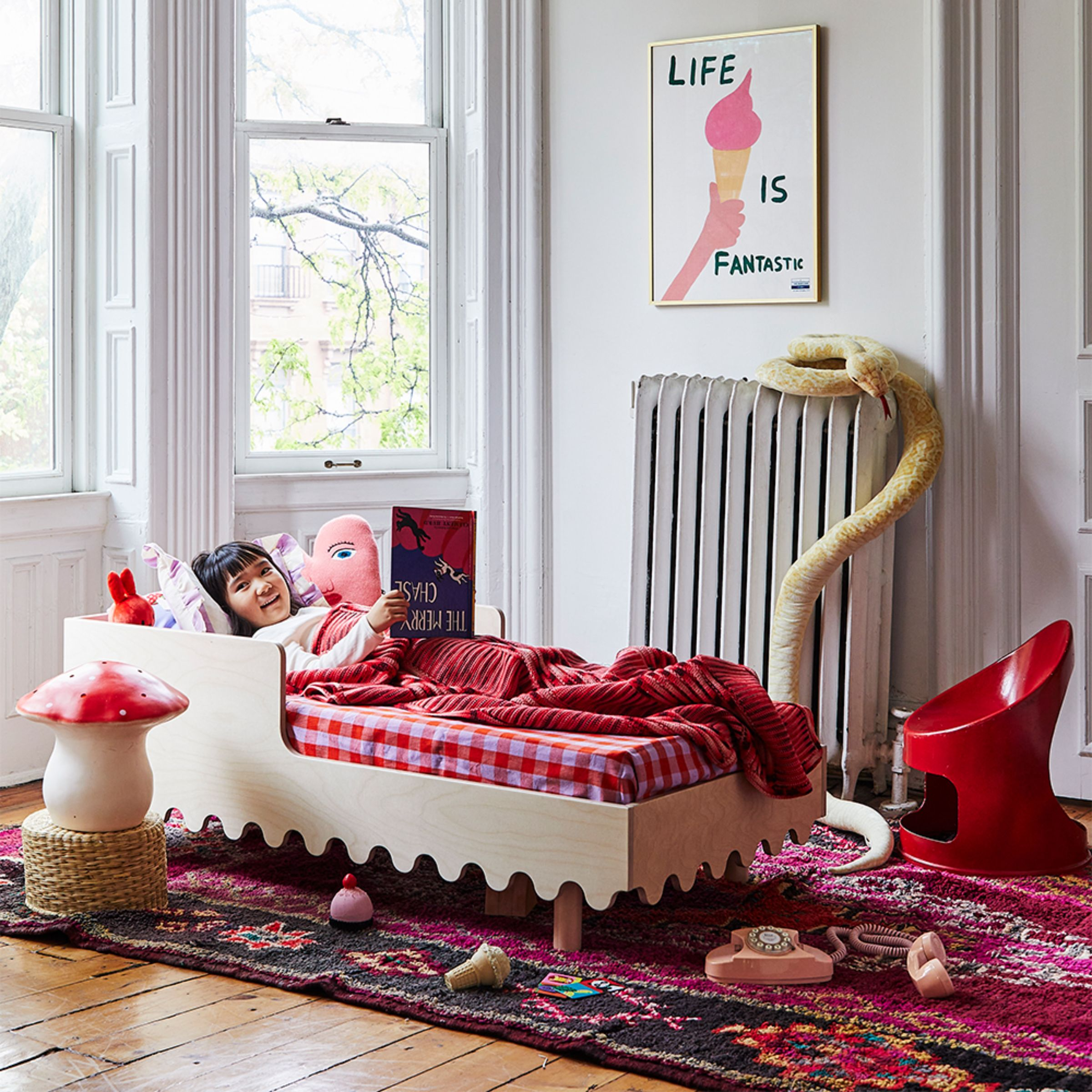 Oeuf Moss Toddler Bed - Birch.