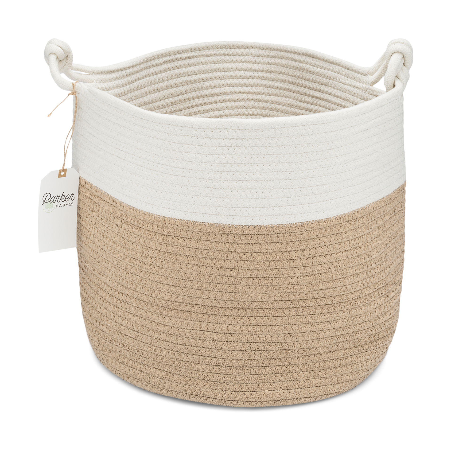 Parker Baby Co. Rope Storage Basket.