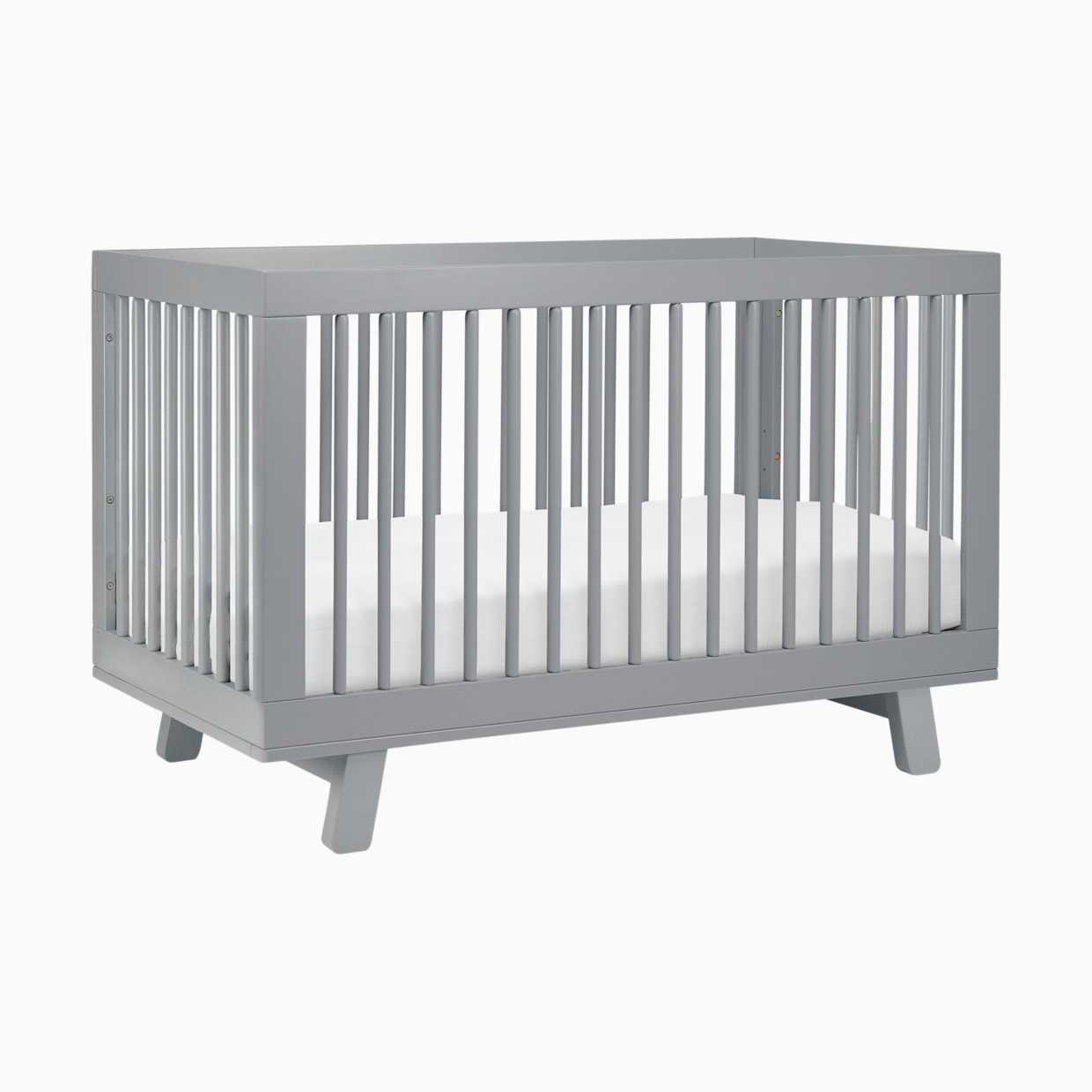 babyletto Hudson 3-in-1 Convertible Crib with Toddler Bed Conversion Kit - Grey.