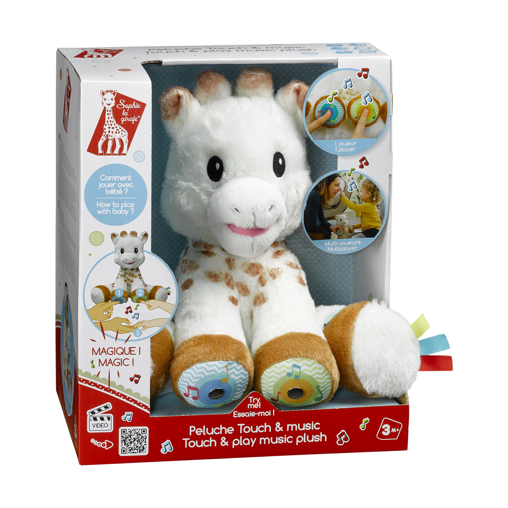 Vulli Sophie la girafe Touch & Play Musical Plush.