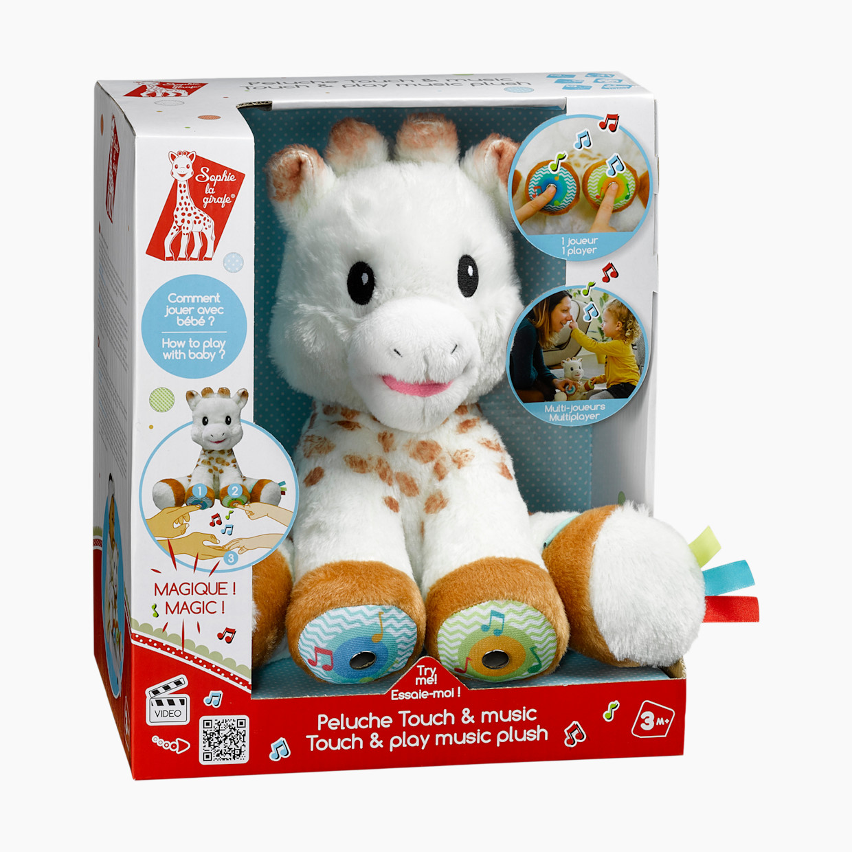 Vulli Sophie la girafe Touch & Play Musical Plush.