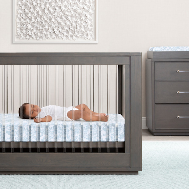 Bellini Organic Jersey Cotton Crib Sheet and Changing Pad Cover Set.