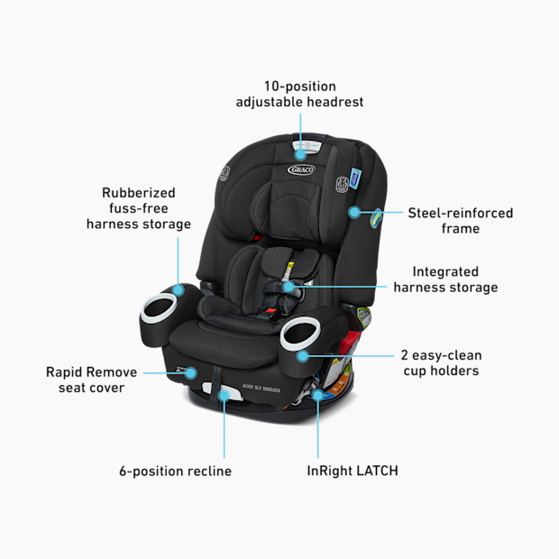 Graco 4ever Dlx Snuglock 4 In 1 Car Seat Babylist Store Graco 4ever Dlx Snuglock 4 In 1 Car Seat Babylist Store