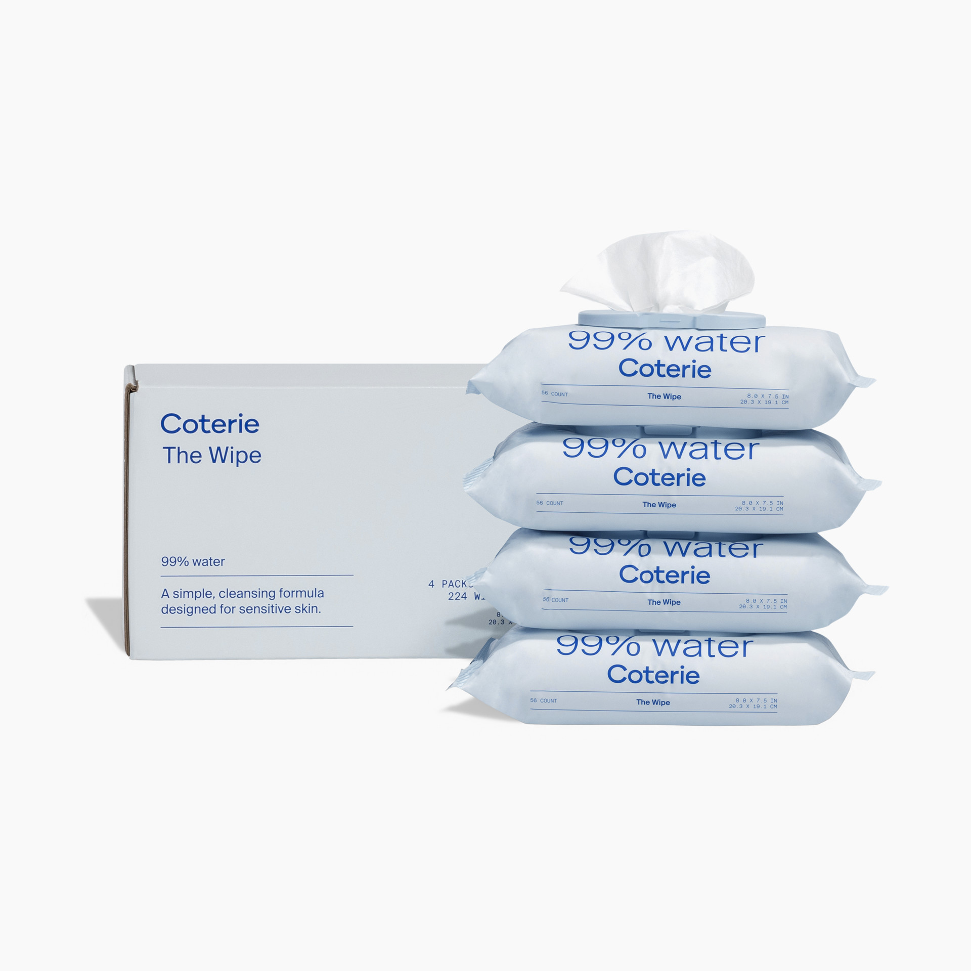 Coterie Baby Wipes 224 Count Babylist Shop