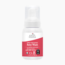Earth Mama Simply Non-Scents Baby Wash Foaming Hand Soap, Organic Fragrance Free, Unscented Body Wash, Castile Soap with Coconut Oil, Shea Butter, Calendula, & Aloe, 6.27 fl oz