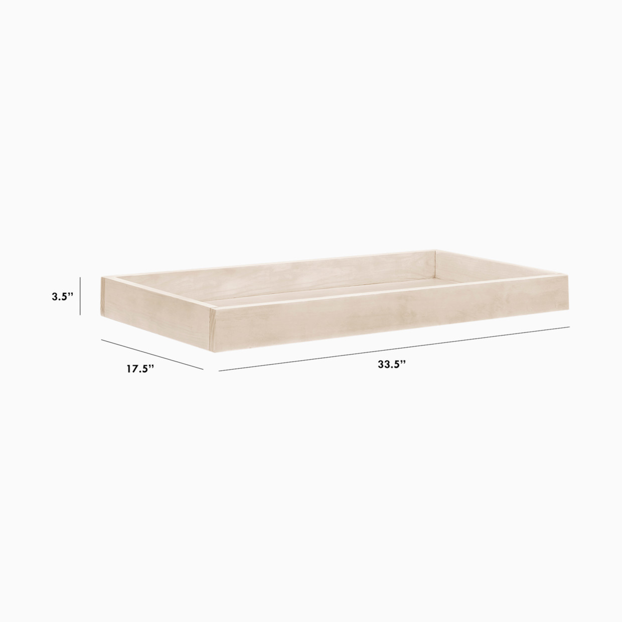 daVinci Universal Removable Changing Tray - Washed Natural.