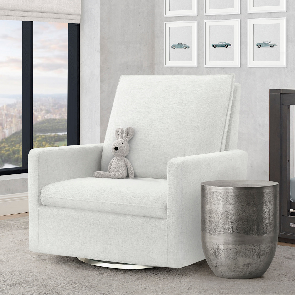 Bellini Stowe Chair and a Half Glider - Alabaster.