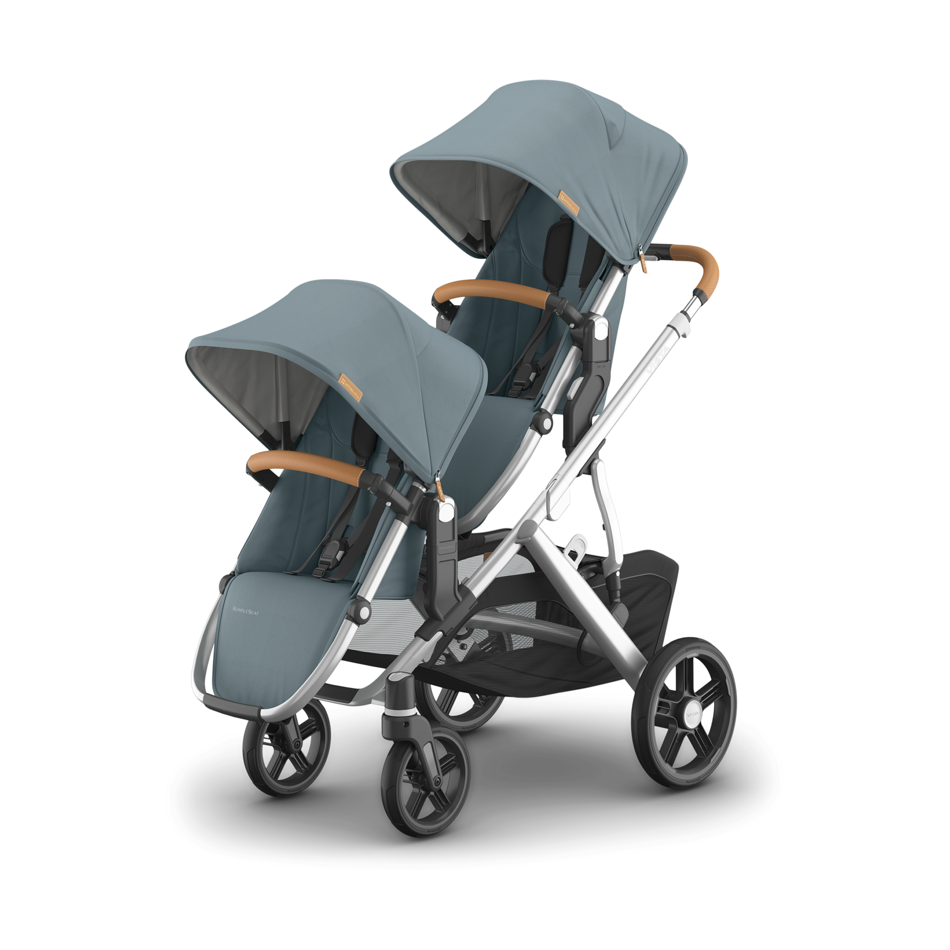 UPPAbaby Vista V3 Stroller, RumbleSeat V3 & Upper Adapters - Callum.