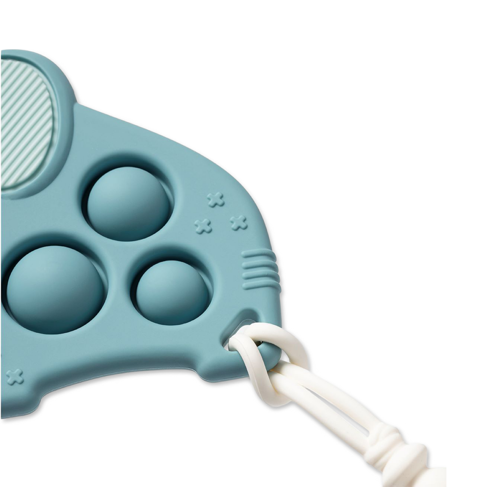 Itzy Ritzy Silicone Teether with Sensory Popper Elephant Babylist Shop
