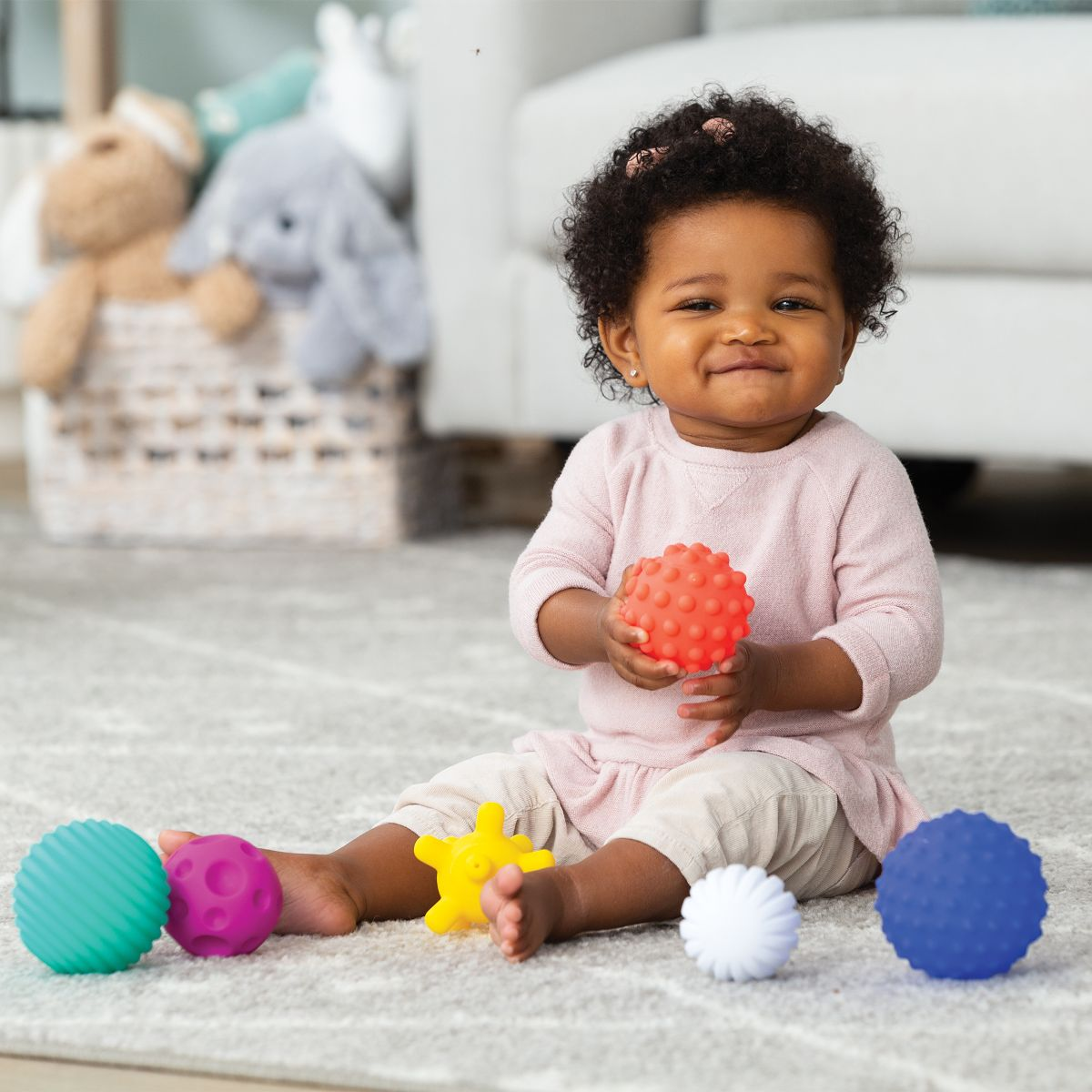 Infantino Textured Multi Ball Set Asorted 