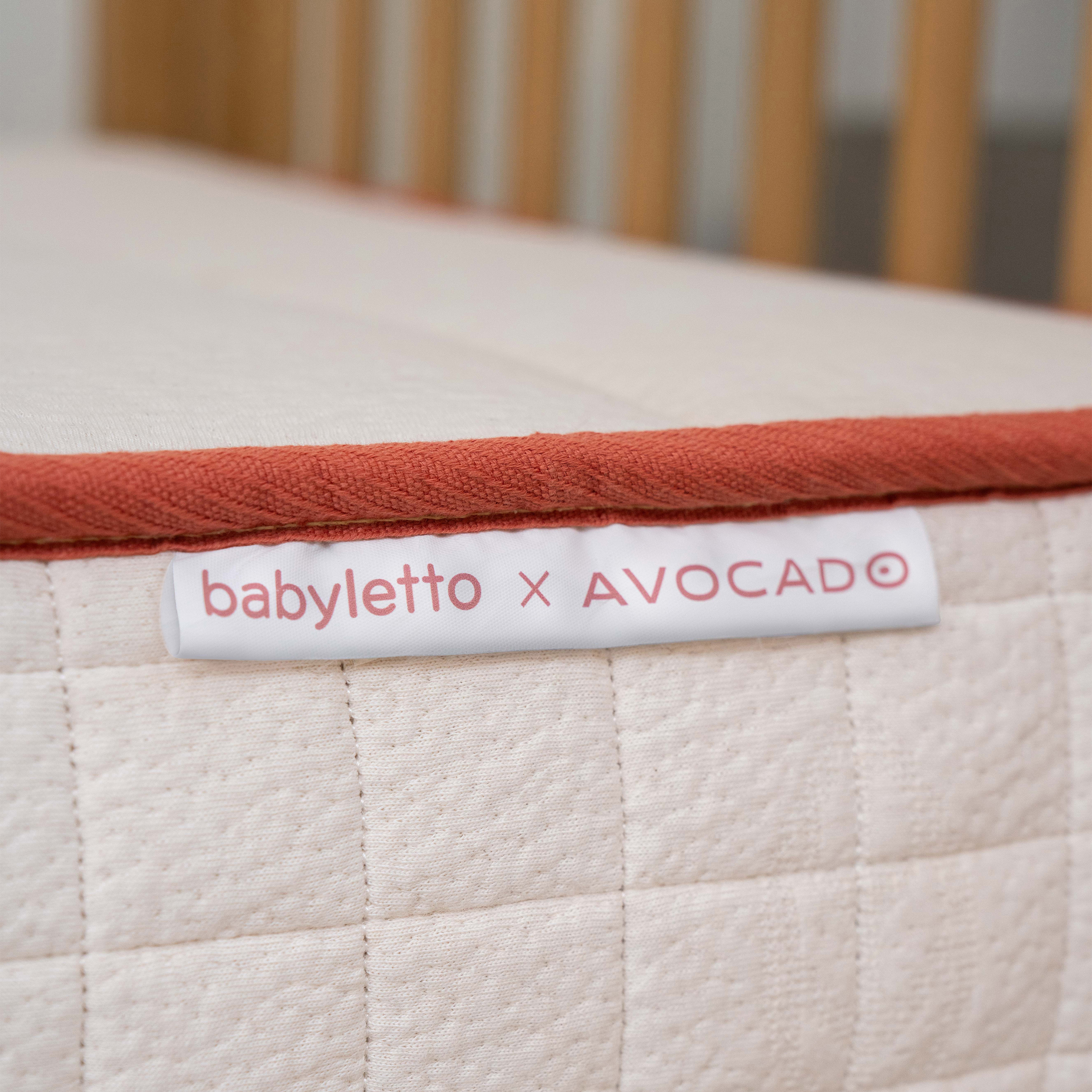 babyletto babyletto x Avocado Mini Crib Size Organic Mattress.