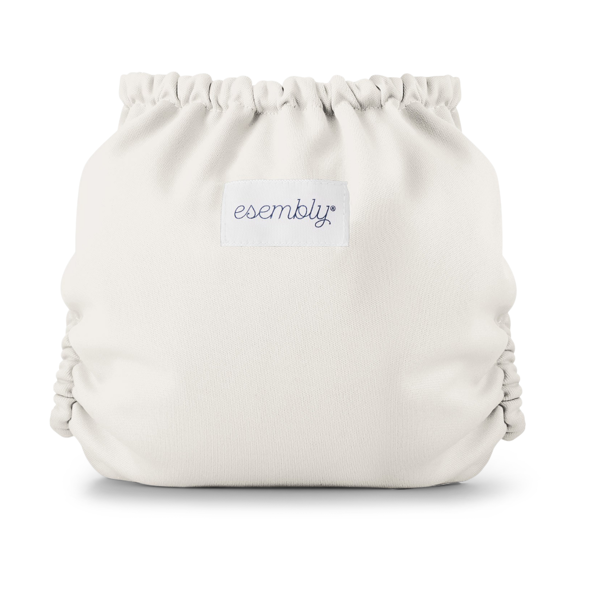 Esembly Recycled Diaper Cover (Outer) + Swim Diaper - Parchment, Size 1 (7-17 Lbs).